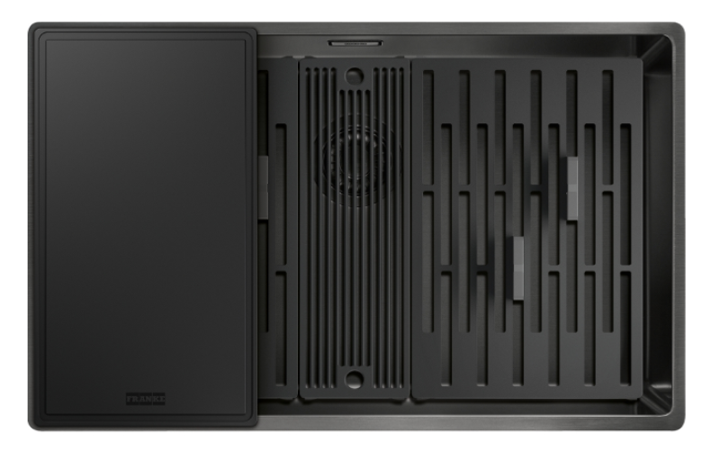 Franke Mythos Masterpiece BXM 210.68 Duży Zlewozmywak Gun Metal PVD Antracyt 685x410mm Montaż na Równo i Podwieszany - 127.0676.885