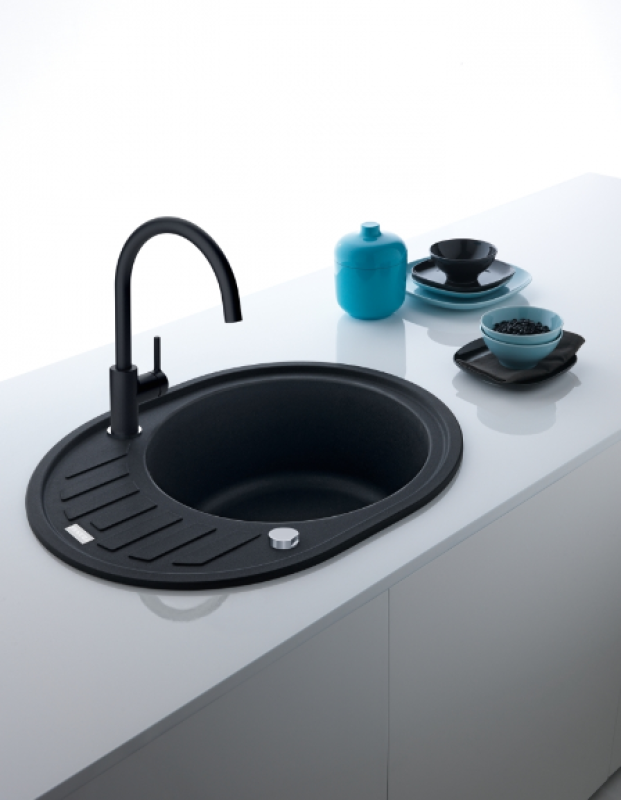 Franke Lina XL Bateria Kuchenna Onyx z Obrotową Wylewką 115.0626.020