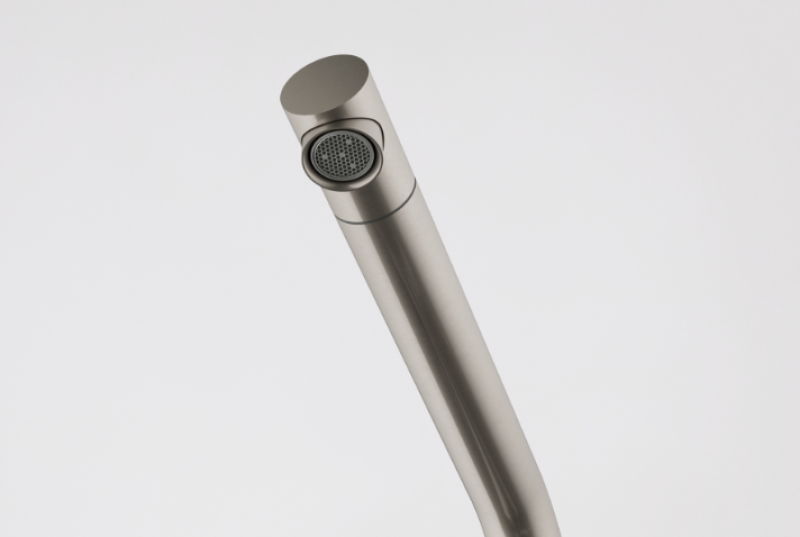 Franke Active Twist Jednouchwytowa Bateria ze Stali Nierdzewnej z Nieruchomą Wylewką i Zintegrowanym Sterowaniem Odpływem 115.0653.504