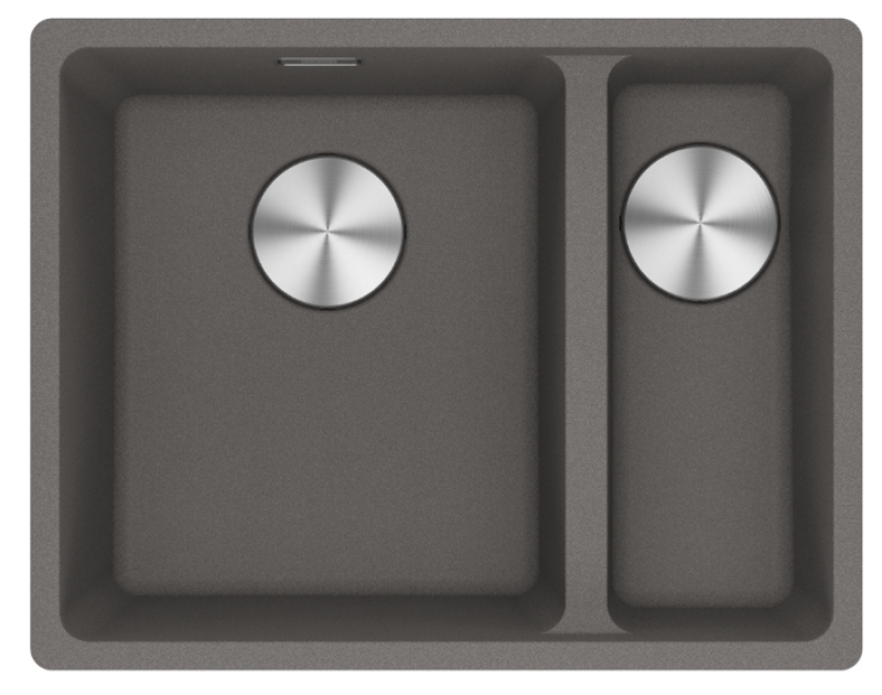 Franke Maris MRG 260-34-15 Fragranite Slate Grey Zlew Lewy Kompakt Szary ciemny Montaż płaski 135.0714.635