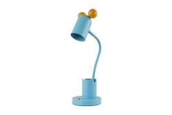 Lampa biurkowa MOUSE, 0215, maks. 250 V, 50/60 Hz, 1*E27, maks. 25 W, średnica 8 cm, IP20, niebieska