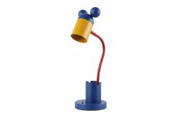 Lampa biurkowa MOUSE, 5495, max.250V, 50/60Hz, 1*E27, max.25 W, średnica 8 cm, IP20, granatowy/żółty