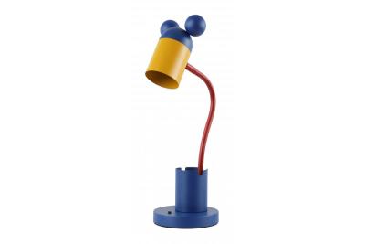 Lampa biurkowa MOUSE, 5495, max.250V, 50/60Hz, 1*E27, max.25 W, średnica 8 cm, IP20, granatowy/żółty
