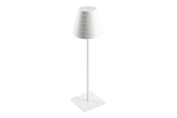 FIZZI Lampa stołowa LED, 2,5W, 200lm, DC 5V, 1A,4000 K, bateria 4000 mAh, biała