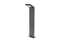 Oświetlenie ogrodowe LONDON LED, 10W, 720lm, IP54, AC220-240V, 50/60Hz, 4000K, prosta podstawa, 58 cm, czarne