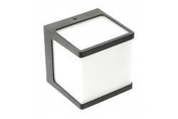 NARIN Lampa LED 10W, 1000lm, IP54, AC220-240V, 50/60Hz, 4000K, czarna