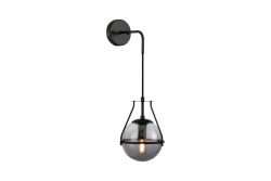 Kinkiet ścienny DROP 4, 7325, AC220-240V, 50/60Hz, 1*E27, max.40W, czarny