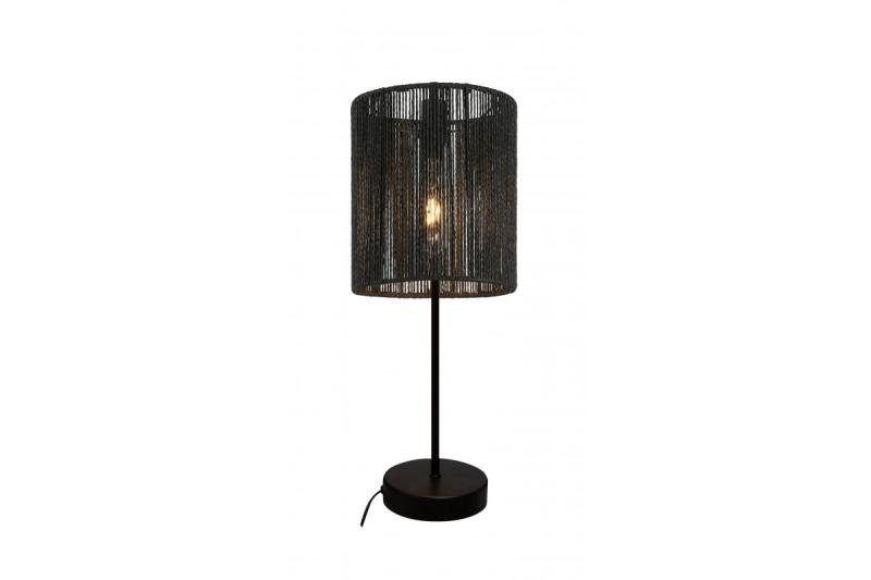 Lampa stołowa FORESTO 4, 6267, AC220-240V, 50/60Hz, 1*E27, max. 40W, śred. 22,5 cm, czarna