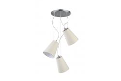 Oświetlenie sufitowe KASEL 3, 5314, AC220-240V, 50/60Hz, 3*E27, max.40W, śr. 46 cm, kremowe