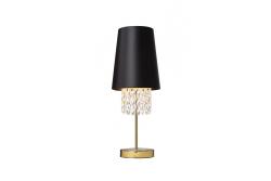 Lampa stołowa NESTO 3, 6090, AC220-240V, 50/60Hz, 1*E27, max.40W, śred. 20 cm, czarny/złoty