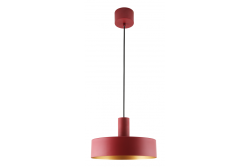 Lampa sufitowa SELVIA II, 5518, max. 250V, 50/60Hz, 1*E27, max.40 W, IP20, śred. 30 cm, czerwona