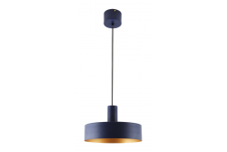 Lampa sufitowa SELVIA II, 6010, max. 250V, 50/60Hz, 1*E27, max.40 W, IP20, śred. 30 cm, granatowa