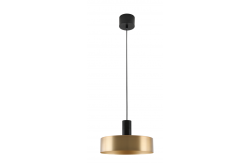 Lampa sufitowa SELVIA II, 6072, max. 250V, 50/60Hz, 1*E27, max.40 W, IP20, śred. 30 cm, złoto-czarna