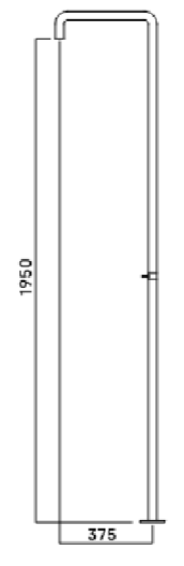 Waterevolution Flow kolumna prysznicowa z mieszaczem miedzianym T146CPE