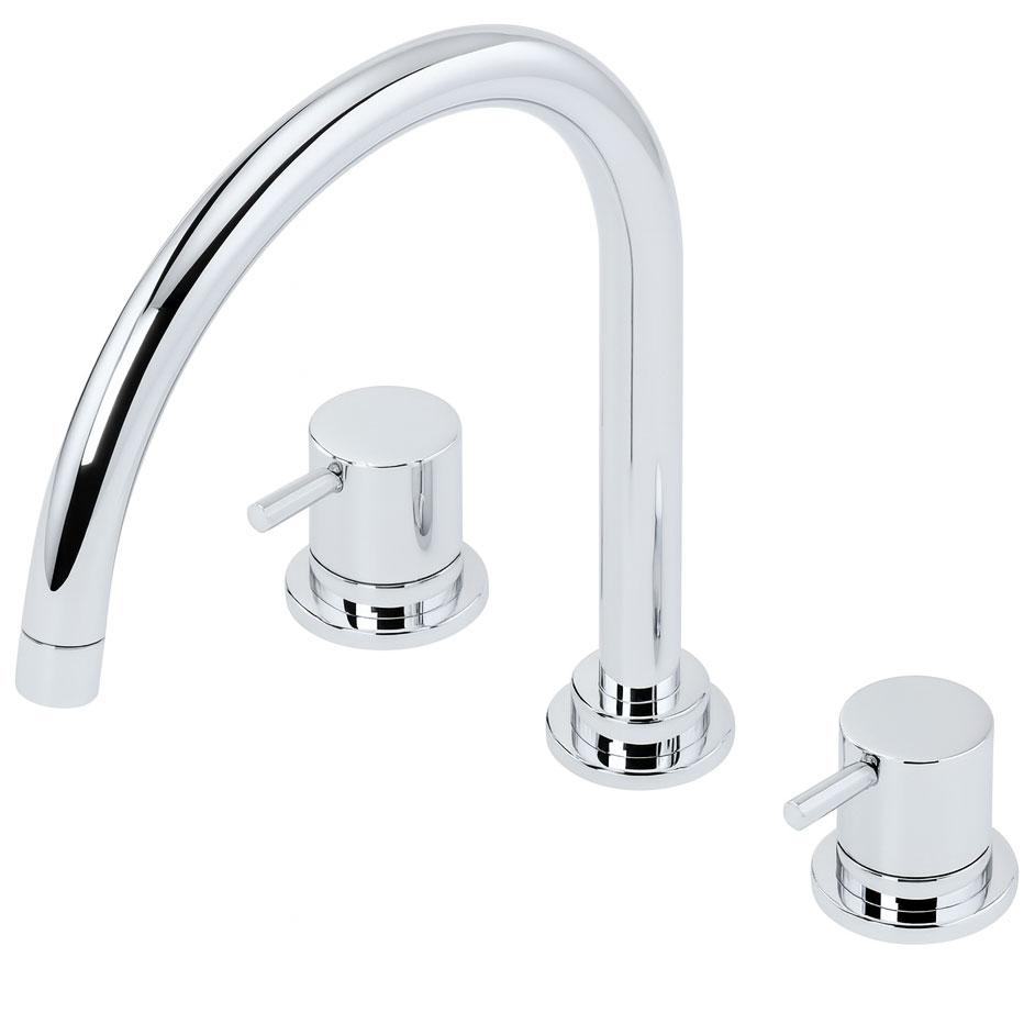 Waterevolution Flow baterie kuchenna 3-otworowa z obrotową wylewką i podłączeniem do filtrowanej wody chrom T152U01