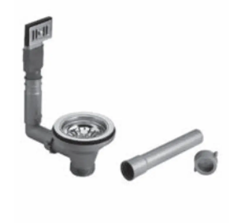 PB klasyczny zestaw odpływowy z mosiądzu z przelewem do zlewu kuchennego i zamykaną zatyczką koszykową 1208969783