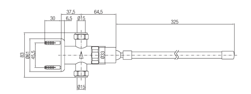 PB Samozamykający się Kran Czasowy z Obsługą Kolanową 8-12” 1208969810