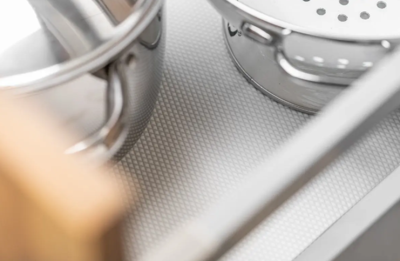 Dekoracyjna mata antypoślizgowa do kuchni, biała, 480x5000mm, 1208969952.