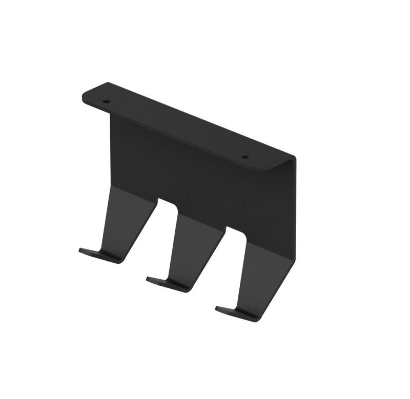 Set kuchennych relingów Epka Luxion 60 cm z akcesoriami, metalowy, z ukrytym mocowaniem, czarny 1208969993.