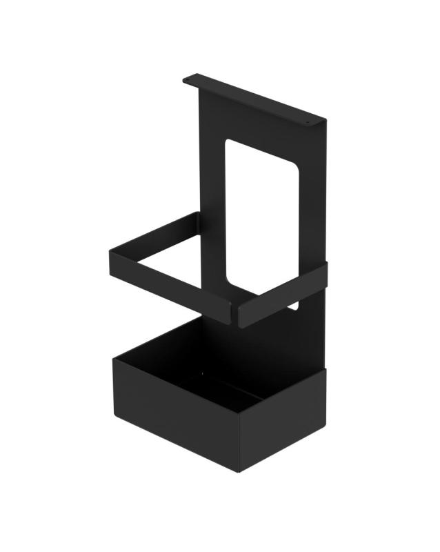 Epka Luxion Zestaw Szyn Kuchennych 80 cm z Akcesoriami Metal z Ukrytym Mocowaniem Czarny 1208969994