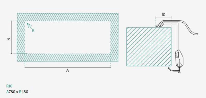 Centurio 20 RVS Dubbele Spoelbak Opbouw 80x50cm 1208970026 Bank