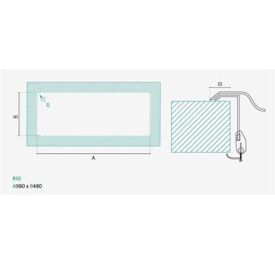 Banka Centurio 100-50 Stal nierdzewna Zlew nablatowy 100x50cm z ociekaczem 1208970030
