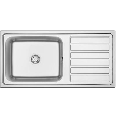 Banka Centurio 100-50 Stal nierdzewna Zlew nablatowy 100x50cm z ociekaczem 1208970030