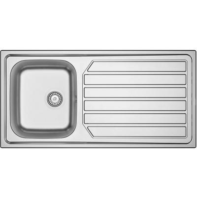 Banka Centurio 100-34 Stal nierdzewna Zlewozmywak nablatowy 100x50cm z ociekaczem 1208970033