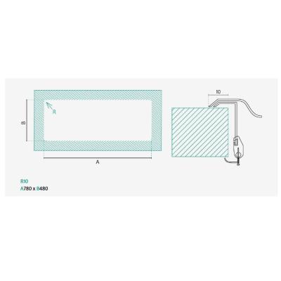 Bank Centurio 80-1 Stalowy Zlew Nablatowy 80x50cm z Ociekaczem 1208970034