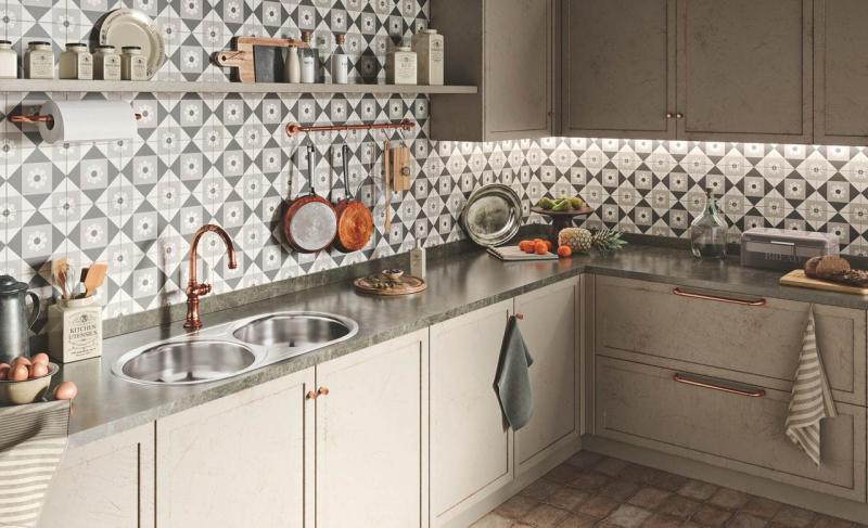 Banka Galicia stalowy zlewozmywak nakładany 835 x 440 mm z ociekaczem 1208970053