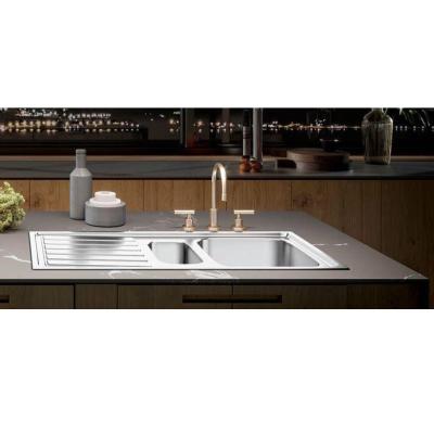 Banka Halifax RVS podwójna zlewka montażowa 80x45 cm 1208970060