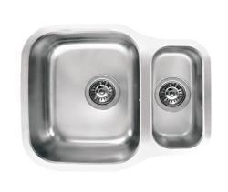 Zlew podwieszany Banka Alaska RVS 1.5 524 x 400 mm 1208970064