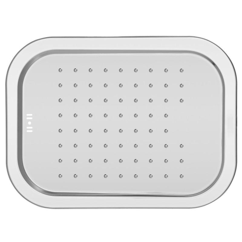 Banka Boston Nierdzewna płytka umywalka z ociekaczem 542 x 402 mm Montaż natynkowy 1208970073