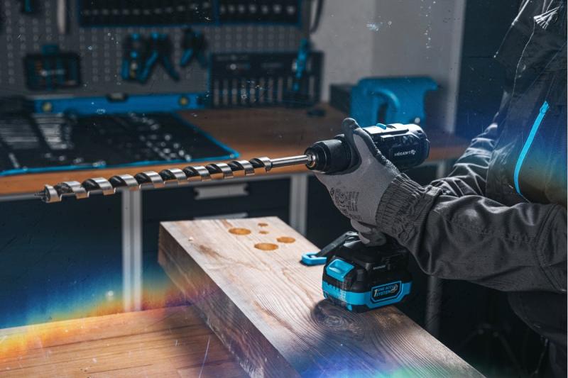 Högert bezszczotkowa wiertarko-wkrętarka akumulatorowa 18V do cegły, kamienia, drewna, metalu i tworzyw sztucznych.