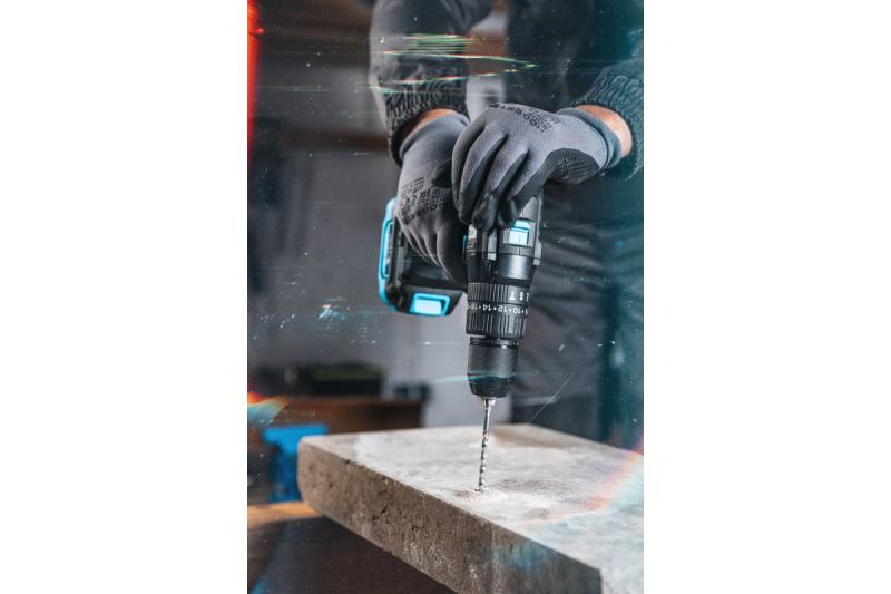 Högert bezszczotkowa wiertarko-wkrętarka akumulatorowa 18V do cegły, kamienia, drewna, metalu i tworzyw sztucznych.