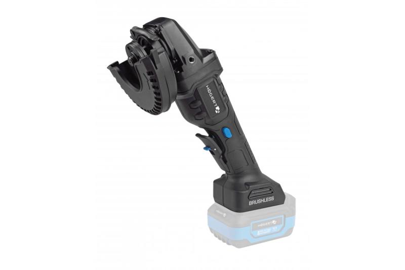 HÖGERT Bezprzewodowa szlifierka kątowa z włącznikiem łopatkowym, 125MM, 18V - bez akumulatora.