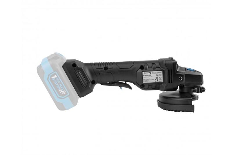 HÖGERT Bezprzewodowa szlifierka kątowa z włącznikiem łopatkowym, 125MM, 18V - bez akumulatora.