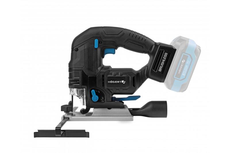 HÖGERT akumulatorowa wyrzynarka, 18V, uchwyt antywibracyjny - bez akumulatora.