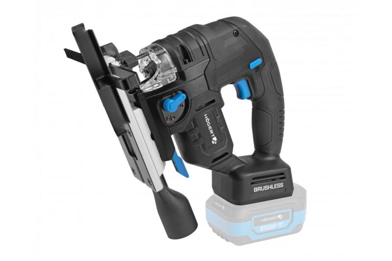 HÖGERT akumulatorowa wyrzynarka, 18V, uchwyt antywibracyjny - bez akumulatora.