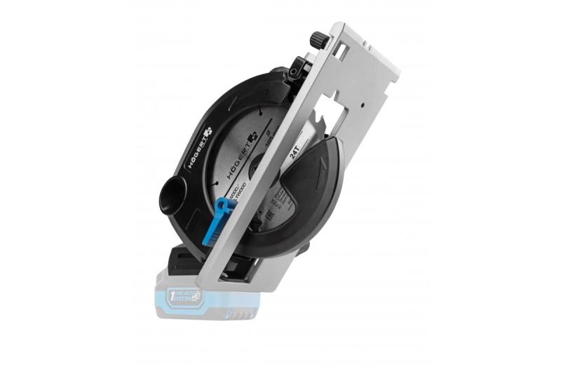 HÖGERT akumulatorowa pilarka tarczowa, 18V, bez akumulatora, złącze do odkurzacza