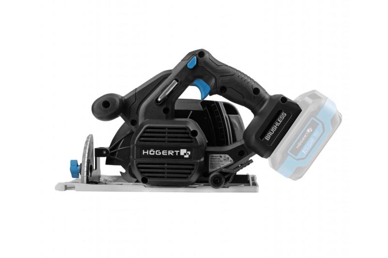 HÖGERT akumulatorowa pilarka tarczowa, 18V, bez akumulatora, złącze do odkurzacza