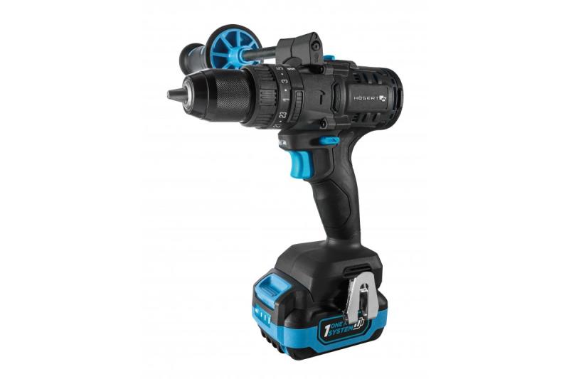 HÖGERT zestaw akumulatorowy klucz udarowy 200 Nm 18V z silnikiem bezszczotkowym
