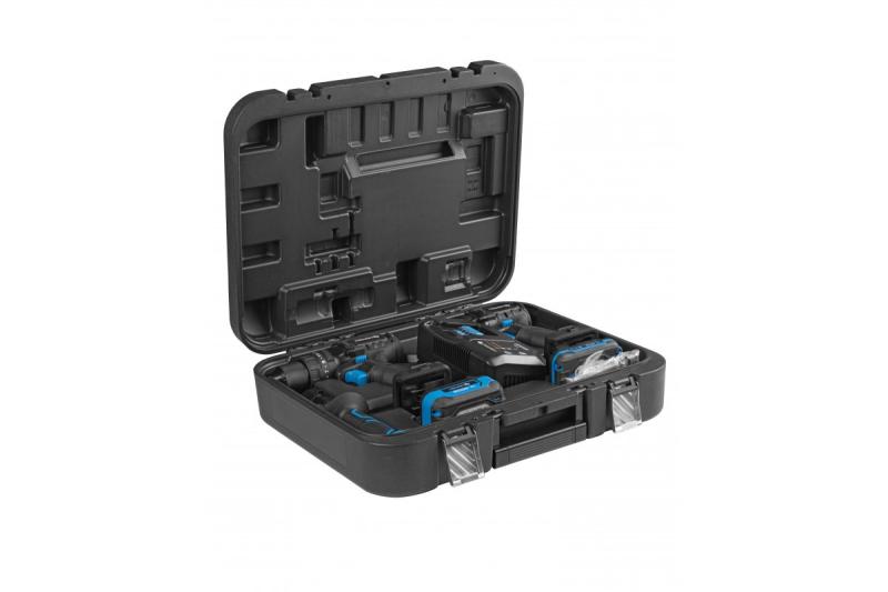 HÖGERT zestaw akumulatorowy klucz udarowy 200 Nm 18V z silnikiem bezszczotkowym