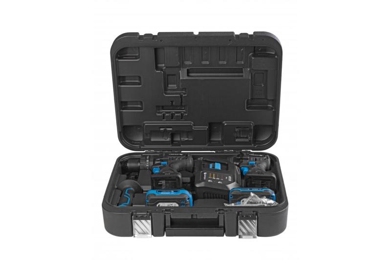 HÖGERT zestaw akumulatorowy klucz udarowy 200 Nm 18V z silnikiem bezszczotkowym