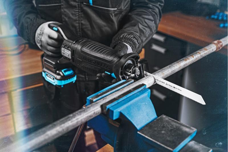 HÖGERT set reciprozaag op accu, 18V, borstelloos, accu, oplader, accessoires