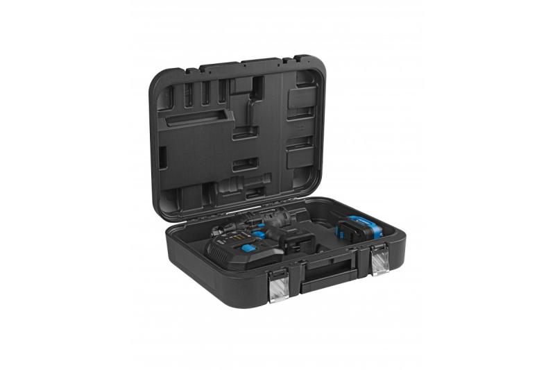 HÖGERT bezprzewodowy klucz udarowy, bezszczotkowy, 18V, z akumulatorem, ładowarką.