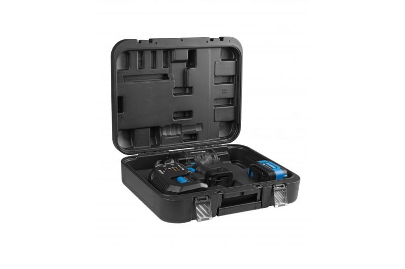 HÖGERT akumulatorowy klucz udarowy, bezszczotkowy, 1000 Nm, 18V z akumulatorem, ładowarką.