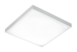 ALTAR LED Lampa sufitowa, 295x295mm, 4000K, 24W, 1680lm, AC180-250V, 50/60 Hz, PF>0.5, IP54, szary, 3 lata gwarancji
