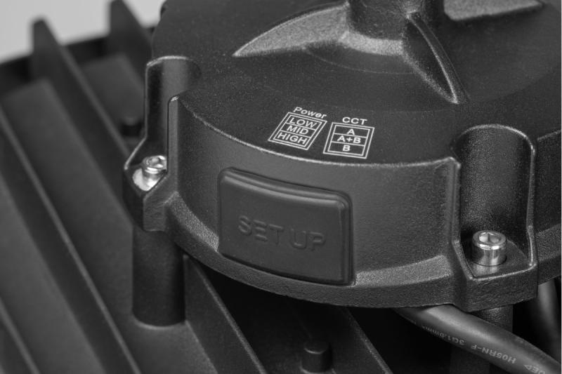 ATLANTA oprawa przemysłowa typu highbay, LED, 200W-170W-140W, 150lm/W, CCT, AC100-240V, IP65