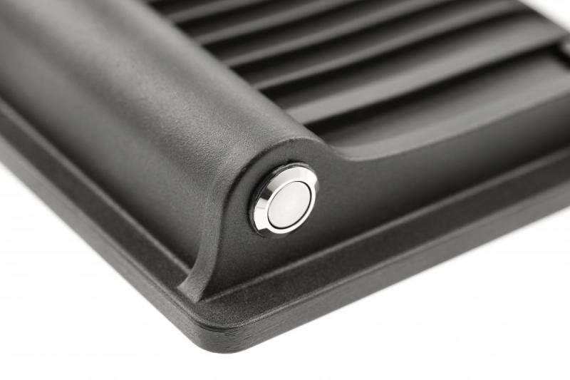 Reflektor słoneczny LUMOS II, LED, 2000lm, 6400K, 2600mAh wymienny, IP65, czarny